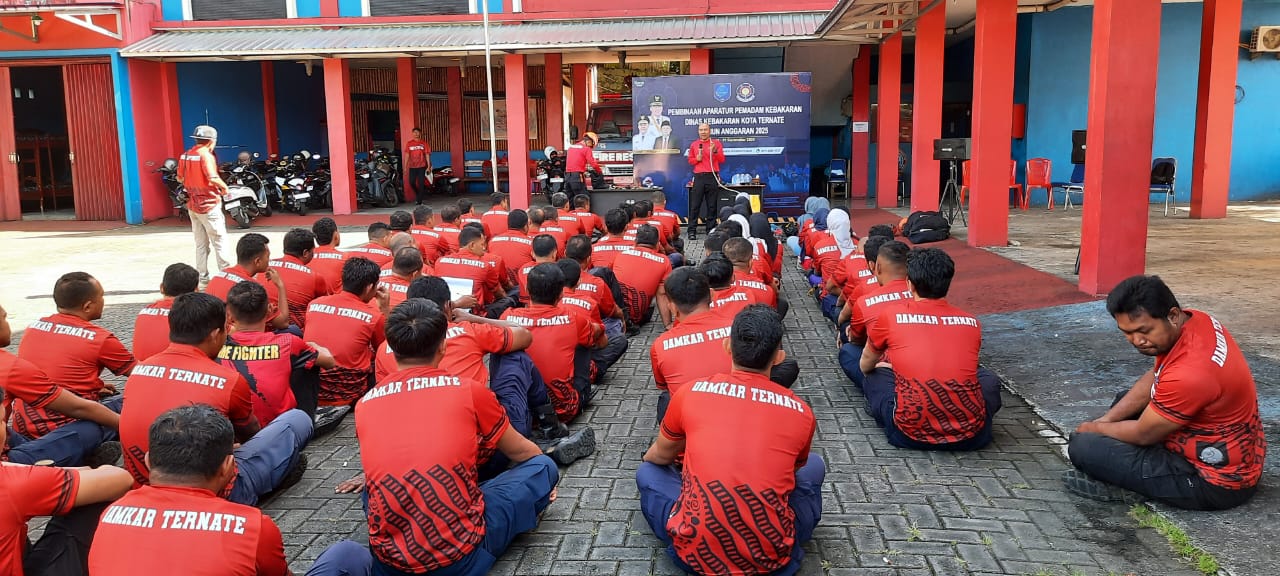 Kegiatan Pembinaan Aparatur Pemadam Kebakaran Dinas Kebakaran Kota Ternate Tahun 2025